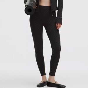 Lululemon Align High-Rise Pant 25" Polka Dot Flocked NEW